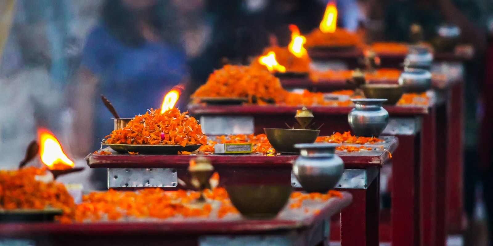 Ganga Arti At Triveni Ghat