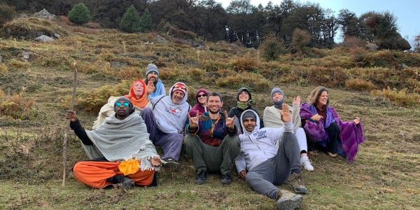 Himalayan trip with 200 hour yoga teacher training students